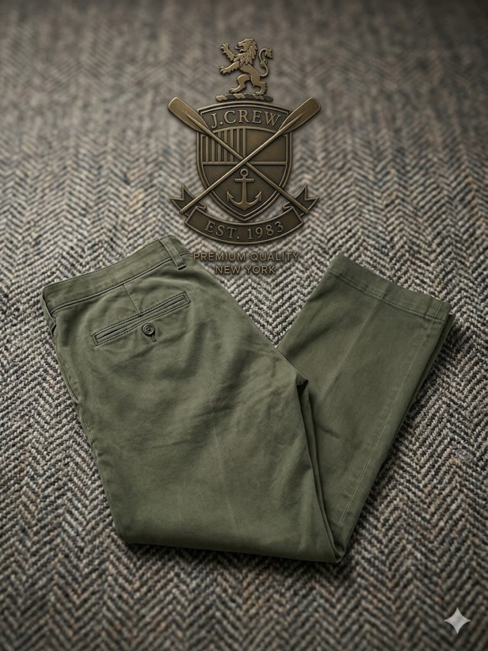 J. Crew Olive Green Chino Pants